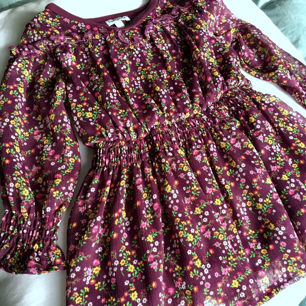 Splendid 2T Peplum Dress, Floral Print